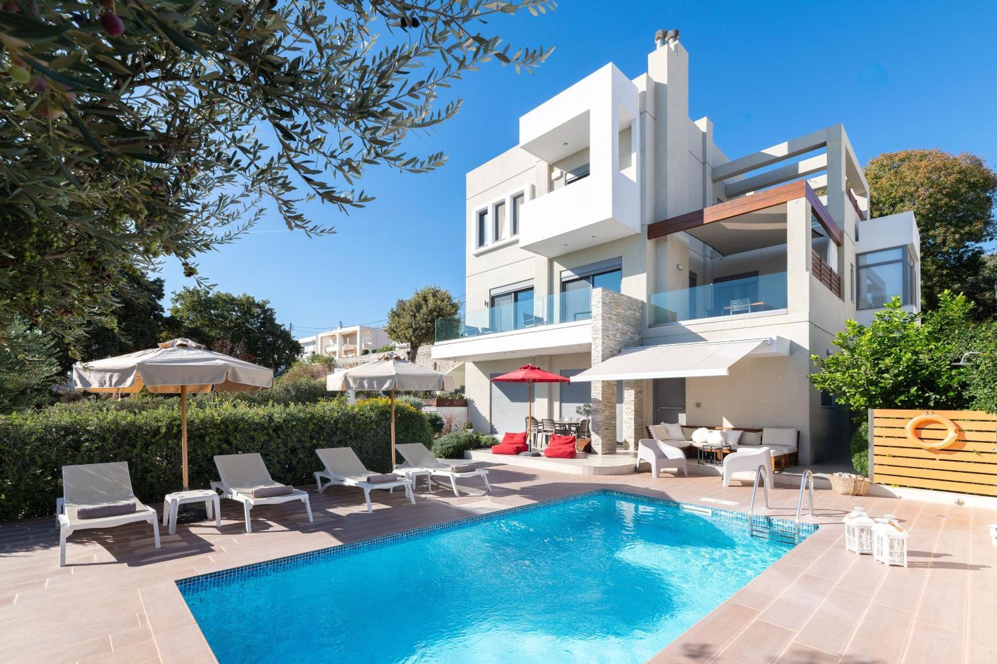 Terpsis Pool Villa Asgourou Екстериор снимка