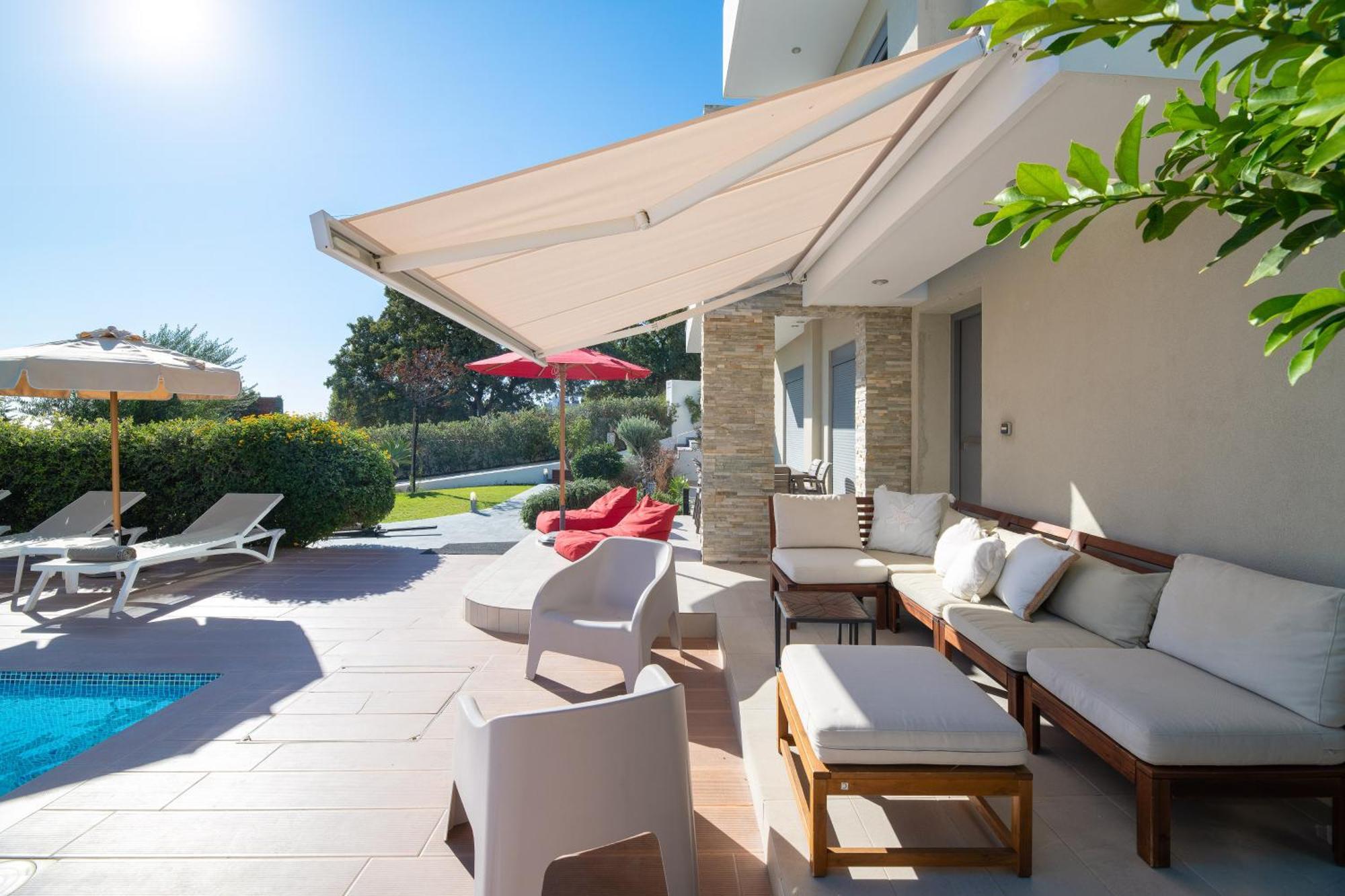 Terpsis Pool Villa Asgourou Екстериор снимка