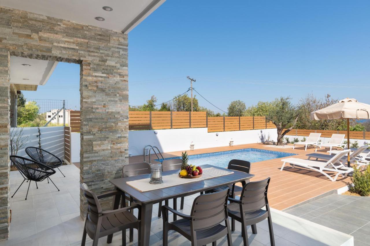 Terpsis Pool Villa Asgourou Екстериор снимка